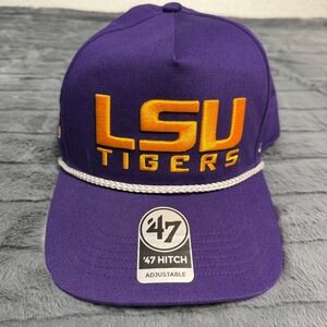 47 Brand LSU Tigers Purple Hitch Snapback Hat Rope Cap C-NLCLH25GWP-PP OSFA